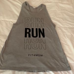 “RUN” Fit4Mom tank